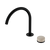 Nero Serenity Progressive Bath/Kitchen Mixer Arc Spout With Rome Travertine Handle Matte Black