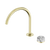 Nero Serenity Progressive Bath/Kitchen Mixer Arc Spout With Arabescato Corchia Handle Brushed Gold
