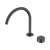 Nero Serenity Progressive Bath/Kitchen Mixer Arc Spout With Metal Handle Gunmetal