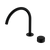 Nero Serenity Progressive Bath/Kitchen Mixer Arc Spout With Metal Handle Matte Black