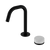 Nero Serenity Progressive Basin Mixer Edge Spout With Carrara Handle Matte Black