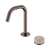 Nero Serenity Progressive Basin Mixer Edge Spout With Rome Travertine Handle Brushed Bronze