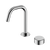 Nero Serenity Progressive Basin Mixer Edge Spout With Metal Handle Chrome