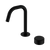 Nero Serenity Progressive Basin Mixer Edge Spout With Metal Handle Matte Black