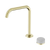 Nero Serenity Progressive Bath/Kitchen Mixer Edge Spout With Carrara Handle Brushed Gold