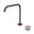 Nero Serenity Progressive Bath/Kitchen Mixer Edge Spout With Rome Travertine Handle Brushed Bronze