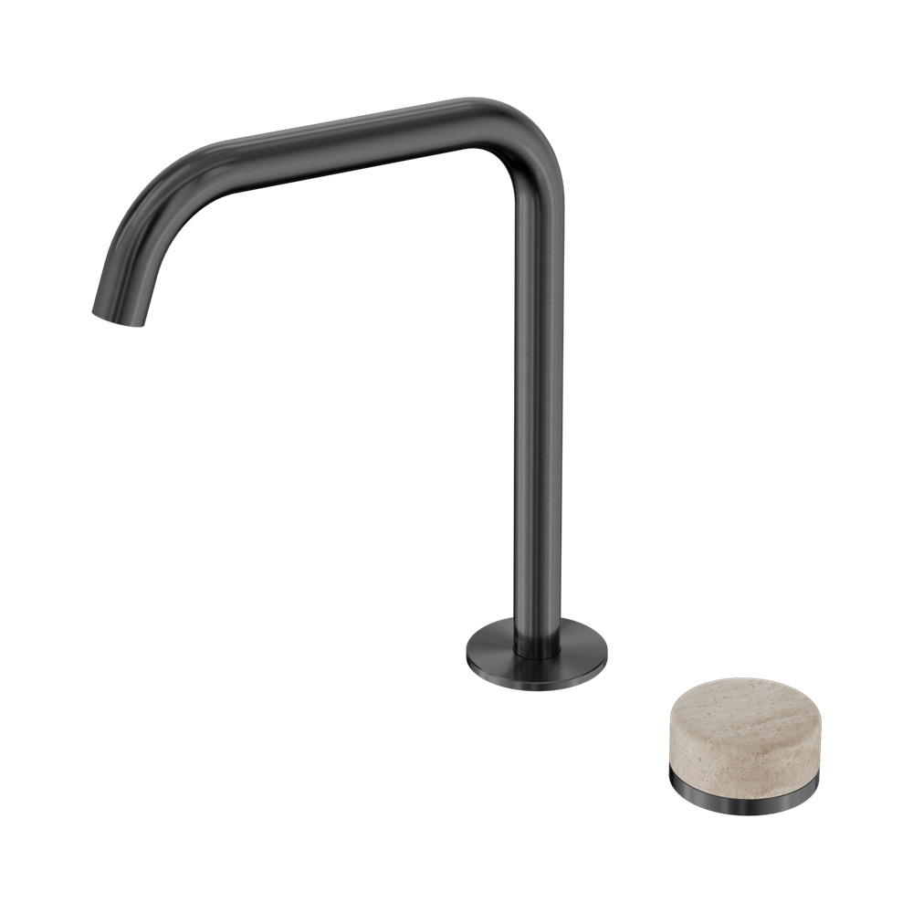 Nero Serenity Progressive Bath/Kitchen Mixer Edge Spout With Rome Trav ...