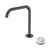 Nero Serenity Progressive Bath/Kitchen Mixer Edge Spout With Arabescato Corchia Handle Gunmetal