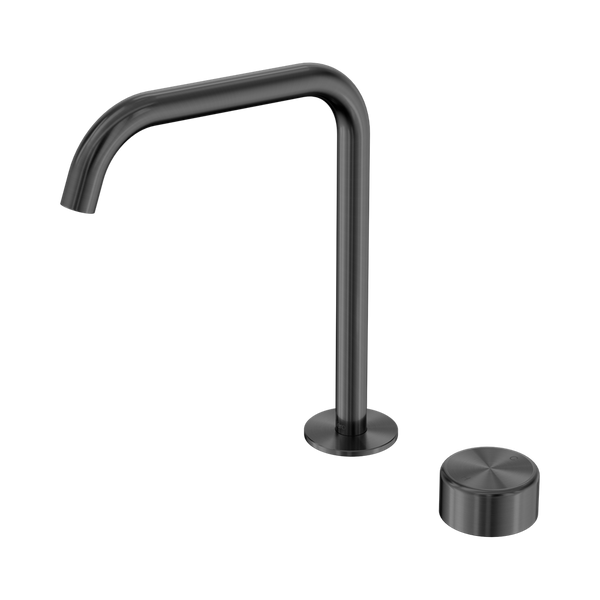 Nero Serenity Progressive Bath/Kitchen Mixer Edge Spout With Metal Handle Gunmetal