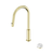 Nero Serenity Progressive Pull Out Kitchen Set With Arabescato Corchia Handle Brushed Gold