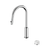Nero Serenity Progressive Pull Out Kitchen Set With Arabescato Corchia Handle Chrome