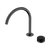 Nero Serenity Progressive Bath/Kitchen Mixer Arc Spout With Marquina Black Handle Gunmetal