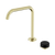 Nero Serenity Progressive Bath/Kitchen Mixer Edge Spout With Marquina Black Handle Brushed Gold