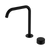 Nero Serenity Progressive Bath/Kitchen Mixer Edge Spout With Marquina Black Handle Matte Black