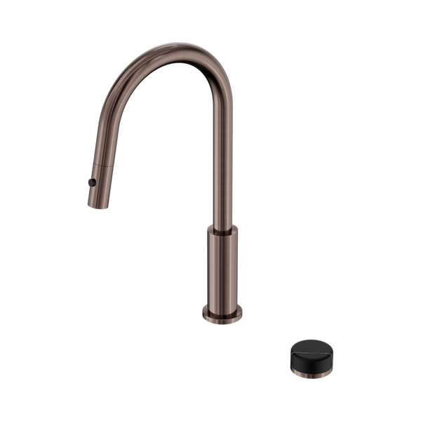 Nero Serenity Progressive Pull Out Kitchen Set With Marquina Black Handle Brushed Bronze