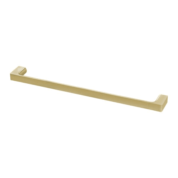 Phoenix Gloss Single Towel Rail 600mm Brushed Gold