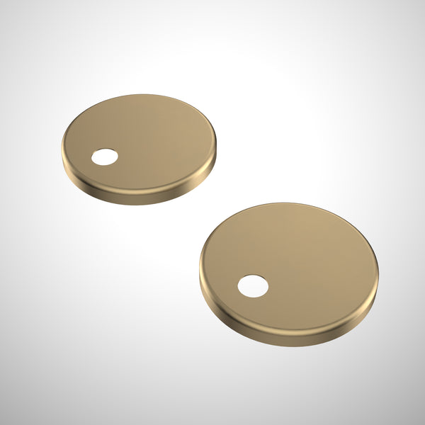 Caroma Urbane II Toilet Seat Hinge Caps Brushed Brass
