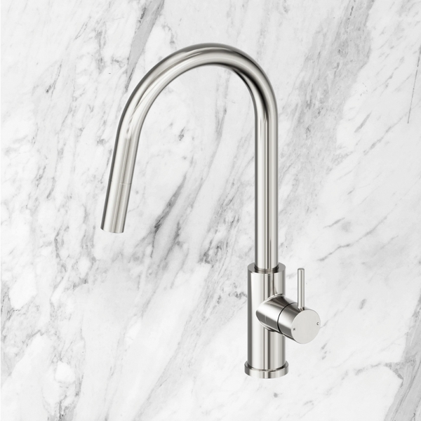 Nero Dolce II Pull Out Sink Mixer Brushed Nickel