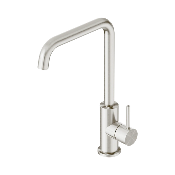 Nero Dolce II Sink Mixer Square Spout Brushed Nickel