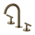 Nero Mecca Lever Basin Set Arc Spout Tumbled Antique Brass