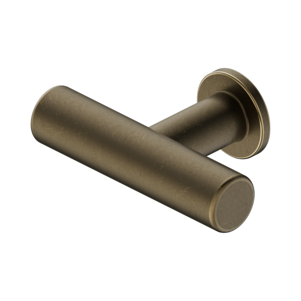 Nero Mecca T-Pull Handle Tumbled Antique Brass