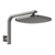 Phoenix Nuage High-Rise Shower Arm & Rose Brushed Carbon