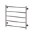 Phoenix Radii Heated Towel Ladder 750mm x 740mm Brushed Carbon