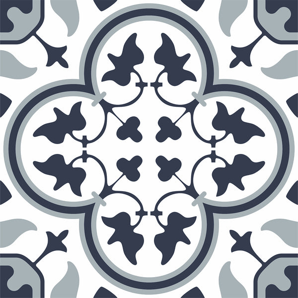 Tiles Wilton Mid Blue Matt 200 x 200mm