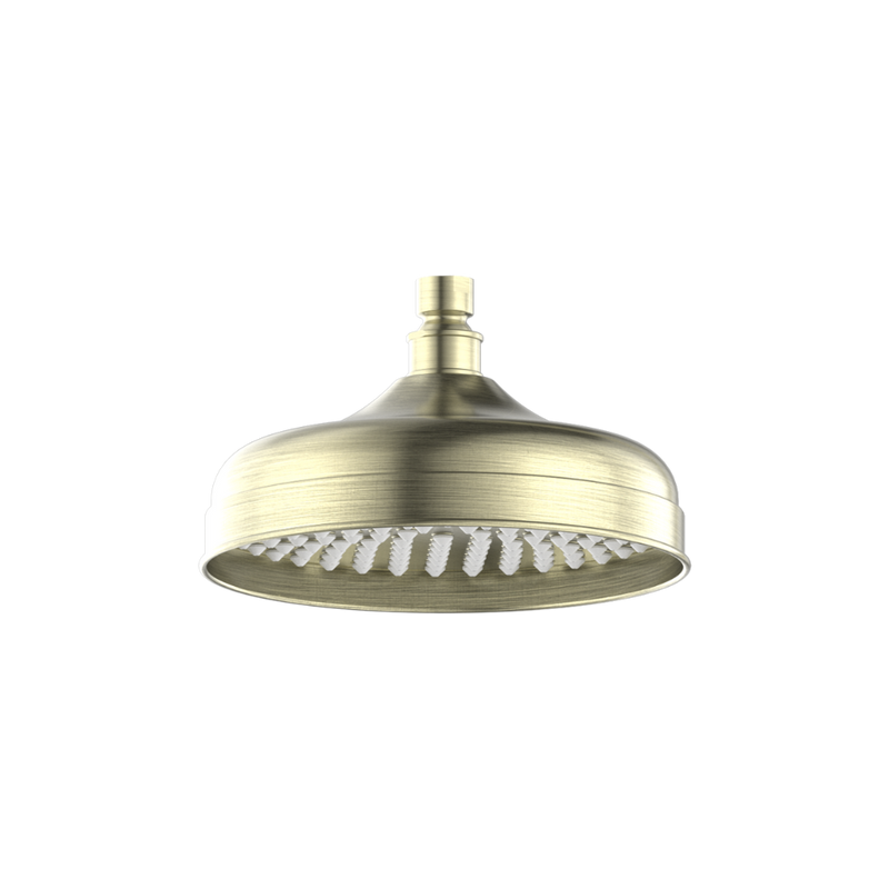 York Shower Head 200mm Aged Brass