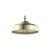 Nero York Shower Head 200mm Aged Brass