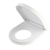 Caroma Family D Shape Toilet Seat GermGard White