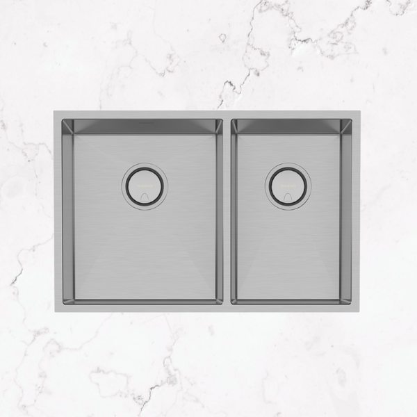 Phoenix 4000 Series 1 and 3/4 Left Hand Bowl Sink Stainless Steel