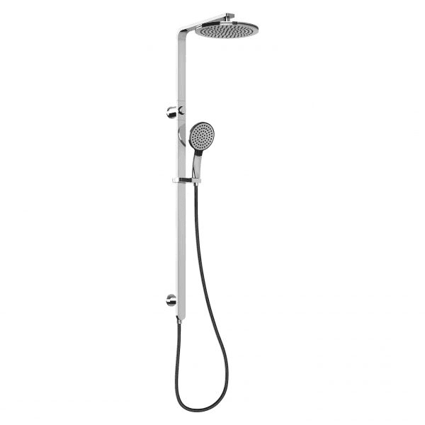Phoenix NX Quil Twin Shower Chrome Black