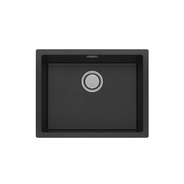 Phoenix 5000 Series Large Single Bowl Sink Matte Black