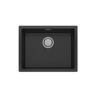 Phoenix 5000 Series Large Single Bowl Sink Matte Black