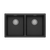Phoenix 5000 Series Double Bowl Sink Matte Black