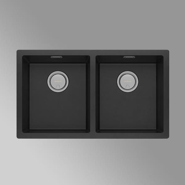 Phoenix 5000 Series Double Bowl Sink Matte Black