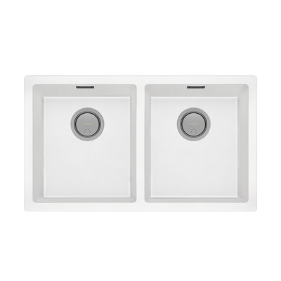 Phoenix 5000 Series Double Bowl Sink Matte White