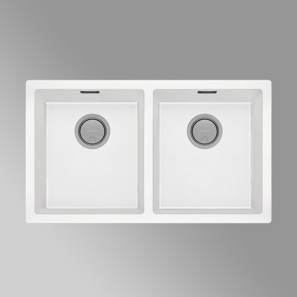 Phoenix 5000 Series Double Bowl Sink Matte White