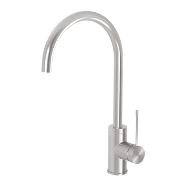 Phoenix Vivid Slimline SS 316 Sink Mixer 200mm Gooseneck Stainless Steel