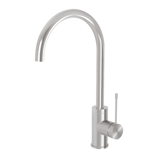 Phoenix Vivid Slimline SS 316 Sink Mixer 200mm Gooseneck Stainless Steel