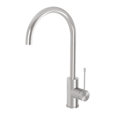 Phoenix Vivid Slimline SS 316 Sink Mixer 200mm Gooseneck Stainless Steel