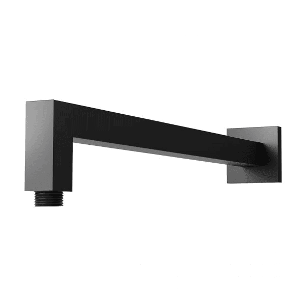 Lexi Shower Arm 400mm Square Matte Black