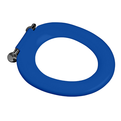 Caroma Pedigree II Single Flap Care Seat with GermGard Sorrento Blue