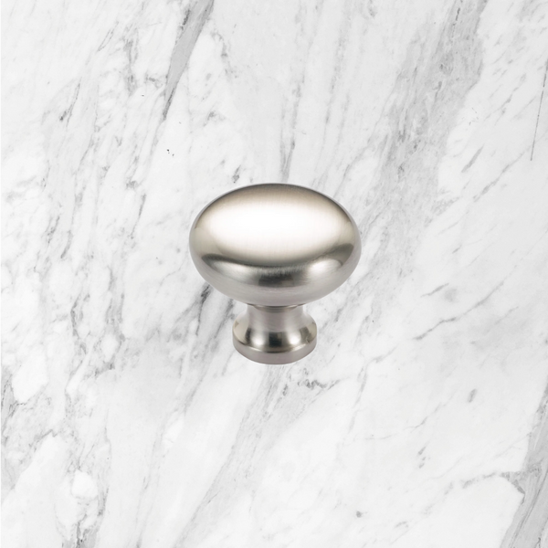 Momo Handles Lugo Knob 30mm in Brushed Nickel