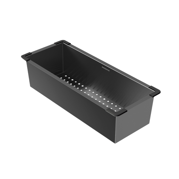 Phoenix Stainless Steel Colander Brushed Carbon