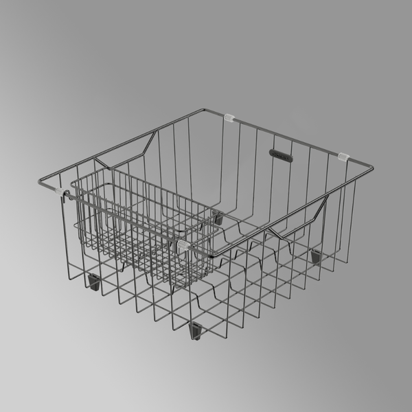 Phoenix Wire Basket Brushed Carbon