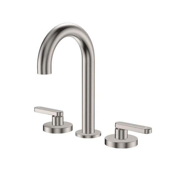 Fienza Kaya Hob Mixer Set Lever Taps Brushed Nickel