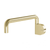 Phoenix Designer Swivel Bath Outlet 230mm Round Brushed Gold