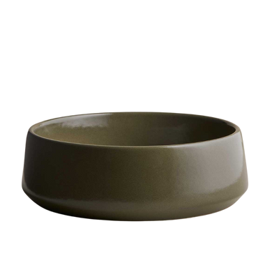 Robert Gordon Kiln 360 Round Hand Basin Olive